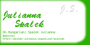 julianna spalek business card